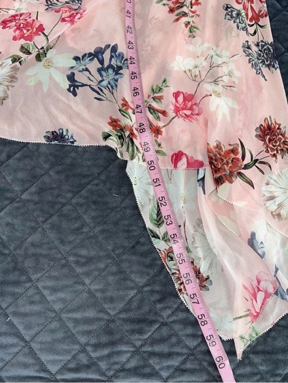 NICHOLAS Pink Floral One-Shoulder Asymmetric Midi Dress - Picture 10 of 10